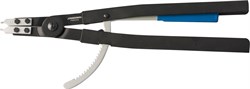 Щипцы с фиксатором 20”, сжим загнутый для стопорных колец с отверстиями 4,5-5,5 мм., диапазон 165-300 мм. - фото 43916