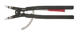 Щипцы с фиксатором 20”, разжим прямой для стопорных колец с отверстиями 4,5-5,5 мм., диапазон 165-300 мм. - фото 43917