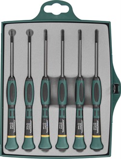 Набор отверток для точной механики TORX® Т5-Т20 6 предметов - фото 44287