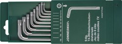 Комплект угловых ключей Torx с центрированным штифтом Т10-Т50, S2 материал, 7 предметов - фото 44343