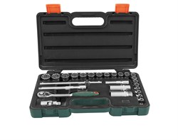 Набор головок торцевых Super Tech 3/8"DR, с аксессуарами, 26 предметов - фото 44996