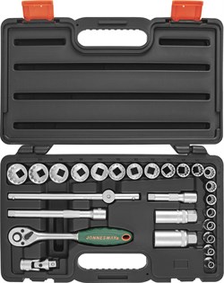 Набор головок торцевых Super Tech 3/8"DR, с аксессуарами, 26 предметов - фото 44997