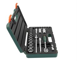 Набор головок торцевых Super Tech 3/8"DR, с аксессуарами, 26 предметов - фото 44999
