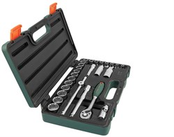 Набор головок торцевых Super Tech 3/8"DR, с аксессуарами, 26 предметов - фото 45001