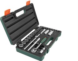 Набор головок торцевых Super Tech 3/8"DR, с аксессуарами, 26 предметов - фото 45002