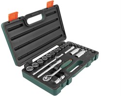 Набор головок торцевых Super Tech 3/8"DR, с аксессуарами, 26 предметов - фото 45003