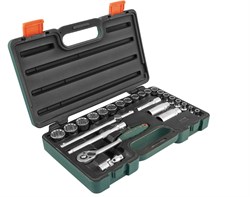Набор головок торцевых Super Tech 3/8"DR, с аксессуарами, 26 предметов - фото 45004