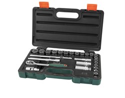 Набор головок торцевых Super Tech 3/8"DR, с аксессуарами, 26 предметов - фото 45009