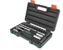 Набор головок торцевых Super Tech 3/8"DR, с аксессуарами, 26 предметов - фото 45012