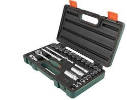 Набор головок торцевых Super Tech 3/8"DR, с аксессуарами, 26 предметов - фото 45013