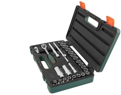 Набор головок торцевых Super Tech 3/8"DR, с аксессуарами, 26 предметов - фото 45015