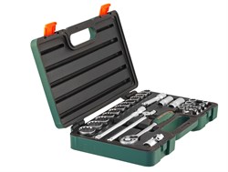 Набор головок торцевых Super Tech 1/2"DR с аксессуарами, 27 предметов - фото 45062