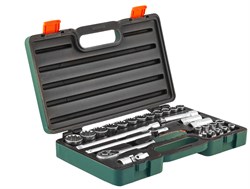Набор головок торцевых Super Tech 1/2"DR с аксессуарами, 27 предметов - фото 45064