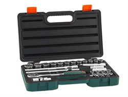 Набор головок торцевых Super Tech 1/2"DR с аксессуарами, 27 предметов - фото 45067