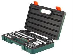Набор головок торцевых Super Tech 1/2"DR с аксессуарами, 27 предметов - фото 45073