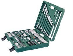 Универсальный набор торцевых головок 1/4"DR 4-14 мм и 1/2"DR 14-32 мм и комбинированных ключей 8-22 мм, 82 предмета - фото 45280