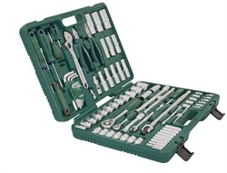 Универсальный набор торцевых головок 1/4"DR 4-13 мм и 1/2"DR 8-32 мм, отверток и угловых ключей 1,5-10 мм, 83 предмета - фото 45288