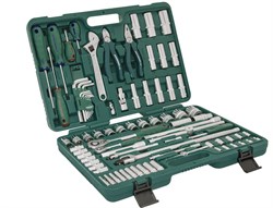 Универсальный набор торцевых головок 1/4"DR 4-13 мм и 1/2"DR 8-32 мм, отверток и угловых ключей 1,5-10 мм, 83 предмета - фото 45291