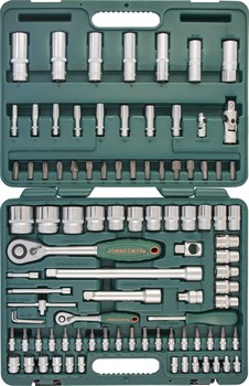 Набор торцевых головок 1/4"DR 4-14 мм и 1/2"DR 10-32 мм, 94 предмета - фото 45305