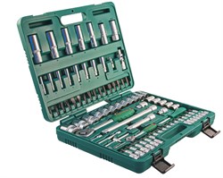 Набор торцевых головок 1/4"DR 4-14 мм и 1/2"DR 10-32 мм, 94 предмета - фото 45310
