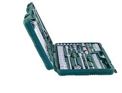 Универсальный набор торцевых головок 1/4"DR 4-10 мм и 1/2"DR 8-32 мм, комбинированных ключей 8-24 мм и отверток, 101 предмет - фото 45353