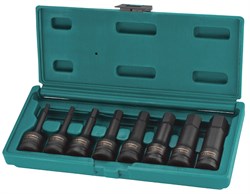 Набор шестигранных ударных головок 1/2DR", H5-H19, 8 предметов - фото 45425