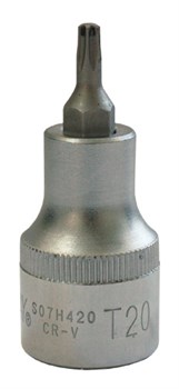 Торцевая головка 1/2"DR с вставкой Torx T-25, L-58 мм - фото 45444