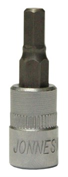 Торцевая головка 1/4"DR с шестигранной вставкой Hex 5 мм, L-37 мм - фото 45466