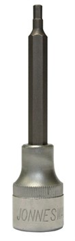 Торцевая головка 1/2"DR с шестигранной вставкой Hex 5 мм, L-100 мм - фото 45475