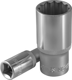 Головка торцевая глубокая 12-гранная 1/2"DR 21 мм. - фото 45981