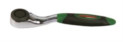 Трещоточная рукоятка мини 1/4"DR, 60 зубцов для вставок 1/4"DR - фото 46136