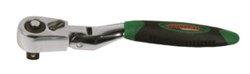 Трещоточная рукоятка мини 1/4"DR, 60 зубцов с гибкой головкой - фото 46137