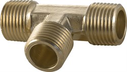 Тройник соединительный внешняя резьба 3/8"NPT - фото 46484
