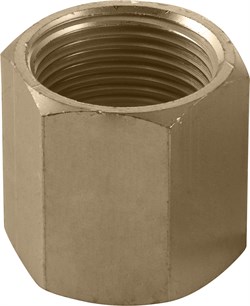 Муфта резьбовая  соединительная 1/2"x1/2"NPT - фото 46500