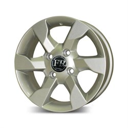 Replica FR  Nissan  NS953  6,0\R15 4*114,3 ET40  d66,1  Silver  Tiida - фото 50826