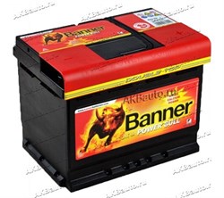 Aккумулятор BANNER Power Bull 62А/ч обратная полярность - фото 7265