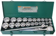 Набор головок торцевых дюймовых 3/4"DR, 7/8"-2", 27 предметов