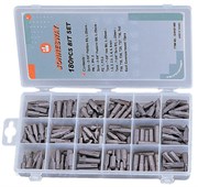 Комплект вставок-бит 1/4"DR, 18 видов по 10 штук