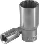 Головка торцевая глубокая 12-гранная 1/2"DR 28 мм.
