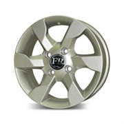 Replica FR  Nissan  NS953  6,0\R15 4*114,3 ET40  d66,1  Silver  Tiida