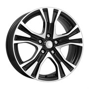 КиК  Volkswagen Jetta (КСr673)  7,0\R17 5*112 ET54  d57,1  Алмаз-черный  [68031]  <С>