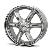 ANTERA  389  9,5\R20 5*120 ET40  d74,1  Silver Matt Lip Polished  [389 950 G02]