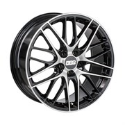 BBS  CS015  7,5\R17 5*100 ET35  d70  Satin Black Diamond Cut  [0358361#]