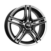 КиК  Омаха (КС618)  5,0\R13 4*100 ET45  d67,1  Алмаз-черный  [14372]