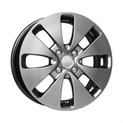 КиК  Kia Rio (КСr582)  6,0\R15 4*100 ET48  d54,1  Блэк платинум  [20562]
