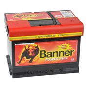 Aккумулятор BANNER Power Bull 62А/ч обратная полярность