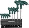 Комплект угловых ключей Torx двусторонних с центрированным штифтом Т10-Т50, S2 материал, 9 предметов - фото 44349