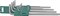 Комплект угловых ключей Torx Extra Long Т9-Т50, 1 S2 материал, 10 предметов - фото 44350